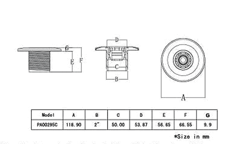 Buse de refoulement AQP PA00295C - schémas
